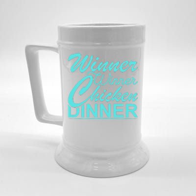 Winner Winner Chicken Dinner Beer Stein