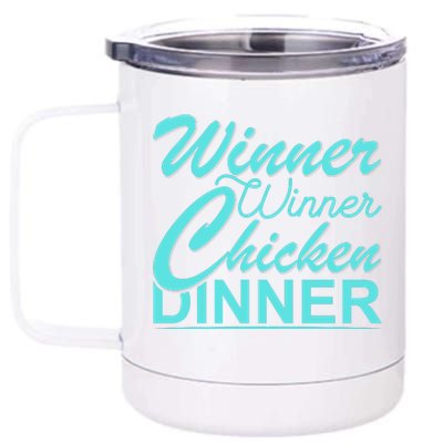 Winner Winner Chicken Dinner 12 oz Stainless Steel Tumbler Cup