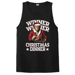 Winner Winner Christmas Dinner Santa Trump Xmas Pajamas PosiCharge Competitor Tank