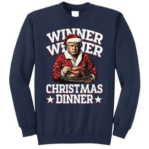 Winner Winner Christmas Dinner Santa Trump Xmas Pajamas Sweatshirt