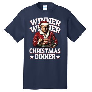 Winner Winner Christmas Dinner Santa Trump Xmas Pajamas Tall T-Shirt