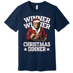 Winner Winner Christmas Dinner Santa Trump Xmas Pajamas Premium T-Shirt