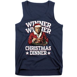 Winner Winner Christmas Dinner Santa Trump Xmas Pajamas Tank Top