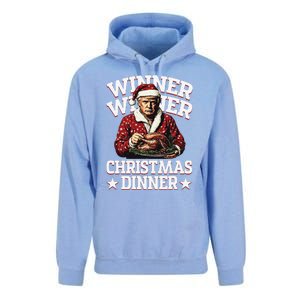 Winner Winner Christmas Dinner Santa Trump Xmas Pajamas Unisex Surf Hoodie