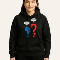 Wait What Comma Question Mark Reading Book Lover Teacher Hoodie