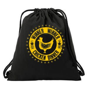 Winner Winner Chicken Dinner! Drawstring Bag