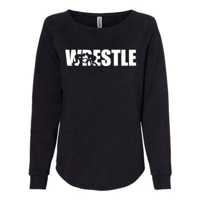 Wrestle Wrestling Cool Gift Womens California Wash Sweatshirt