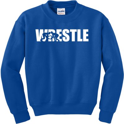 Wrestle Wrestling Cool Gift Kids Sweatshirt