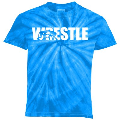 Wrestle Wrestling Cool Gift Kids Tie-Dye T-Shirt