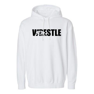 Wrestle Wrestling Cool Gift Garment-Dyed Fleece Hoodie