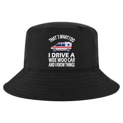 Wee Woo Car Funny Paramedic Cool Comfort Performance Bucket Hat