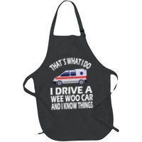 Wee Woo Car Funny Paramedic Apron
