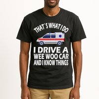 Wee Woo Car Funny Paramedic Tall T-Shirt