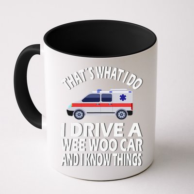 Wee Woo Car Funny Paramedic Mug