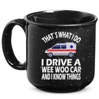 Wee Woo Car Funny Paramedic 15oz Campfire Ceramic Mug