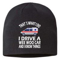 Wee Woo Car Funny Paramedic Sustainable Beanie