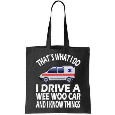 Wee Woo Car Funny Paramedic Bag