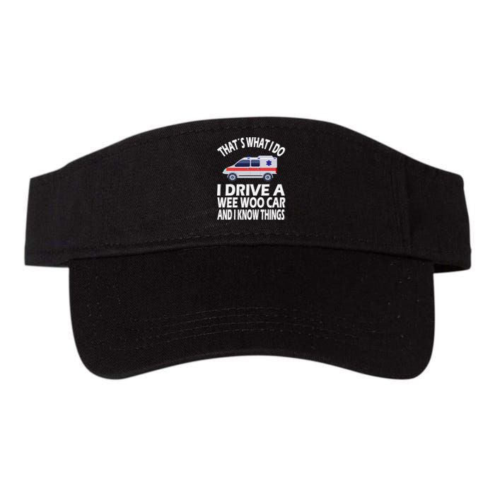 Wee Woo Car Funny Paramedic Visor