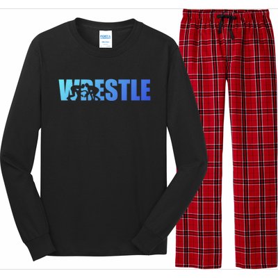 Wrestle Wrestling Cool Gift Long Sleeve Pajama Set