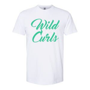 Wo With Curly Hair Wild Like My Curls Curly Gift Softstyle CVC T-Shirt