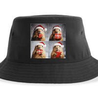 Winter Wonderland Christmas Prairie Dog Sustainable Bucket Hat