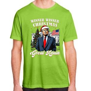 Winner Winner Christmas Great Again Fun Trump 2024 President Adult ChromaSoft Performance T-Shirt