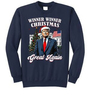 Winner Winner Christmas Great Again Fun Trump 2024 President Sweatshirt