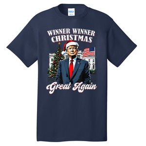 Winner Winner Christmas Great Again Fun Trump 2024 President Tall T-Shirt