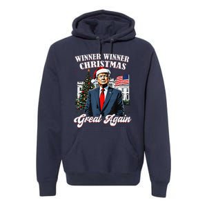 Winner Winner Christmas Great Again Fun Trump 2024 President Premium Hoodie