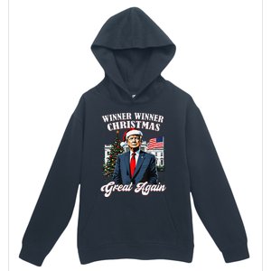 Winner Winner Christmas Great Again Fun Trump 2024 President Urban Pullover Hoodie