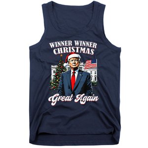 Winner Winner Christmas Great Again Fun Trump 2024 President Tank Top