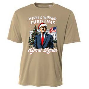 Winner Winner Christmas Great Again Fun Trump 2024 President Cooling Performance Crew T-Shirt