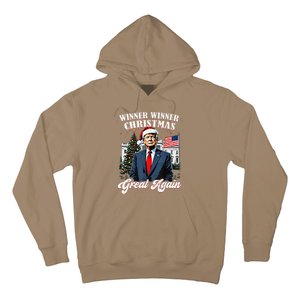 Winner Winner Christmas Great Again Fun Trump 2024 President Hoodie