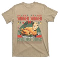 Winner Winner Christmas Dinner Funny Trump Turkey Christmas T-Shirt