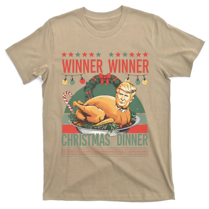 Winner Winner Christmas Dinner Funny Trump Turkey Christmas T-Shirt