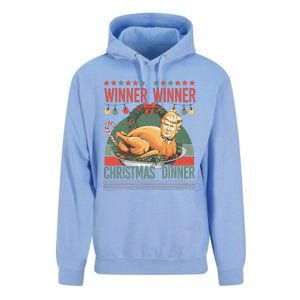 Winner Winner Christmas Dinner Funny Trump Turkey Christmas Unisex Surf Hoodie