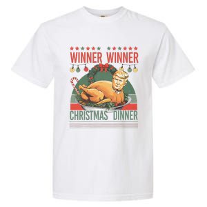 Winner Winner Christmas Dinner Funny Trump Turkey Christmas Garment-Dyed Heavyweight T-Shirt