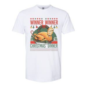 Winner Winner Christmas Dinner Funny Trump Turkey Christmas Softstyle CVC T-Shirt