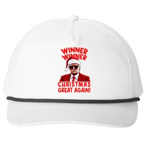 Winner Winner Christmas Great Again Funny Santa Trump Snapback Five-Panel Rope Hat