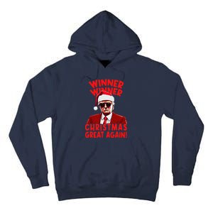 Winner Winner Christmas Great Again Funny Santa Trump Tall Hoodie