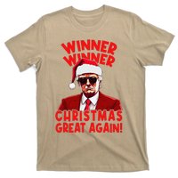 Winner Winner Christmas Great Again Funny Santa Trump T-Shirt