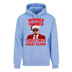 Winner Winner Christmas Great Again Funny Santa Trump Unisex Surf Hoodie