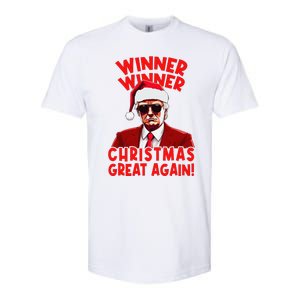 Winner Winner Christmas Great Again Funny Santa Trump Softstyle CVC T-Shirt