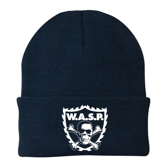 WASP W.A.S.P. CROSSBONES Knit Cap Winter Beanie