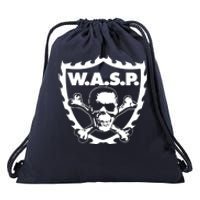 WASP W.A.S.P. CROSSBONES Drawstring Bag