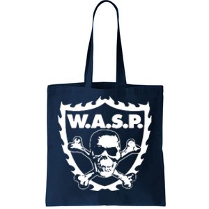 WASP W.A.S.P. CROSSBONES Tote Bag