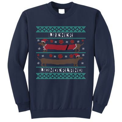 Wiener Wonderland Dachshund Dog Christmas Sweatshirt