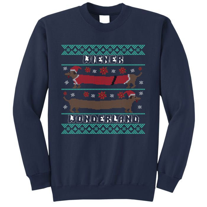 Wiener Wonderland Dachshund Dog Christmas Sweatshirt