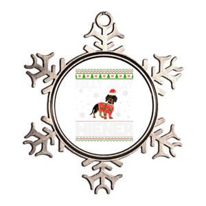 Weenie Wiener Dog Doxie Design Dackel Christmas Dachshund Gift Metallic Star Ornament