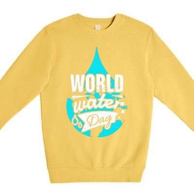 World Water Day Premium Crewneck Sweatshirt